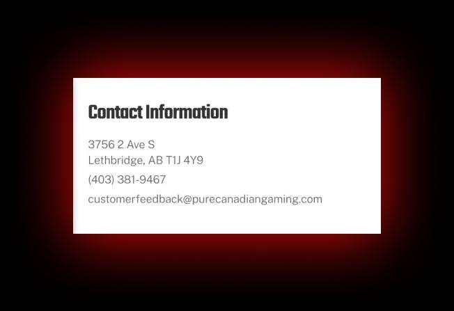 Lethbridge Casino Support